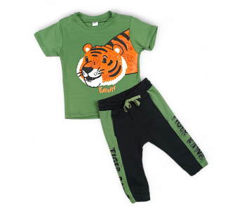 Conjunto Camiseta Jogger Tigre Niño