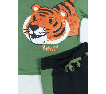 Conjunto Camiseta Jogger Tigre Niño