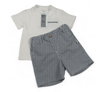 Conjunto Polo Bermuda Drill Niño