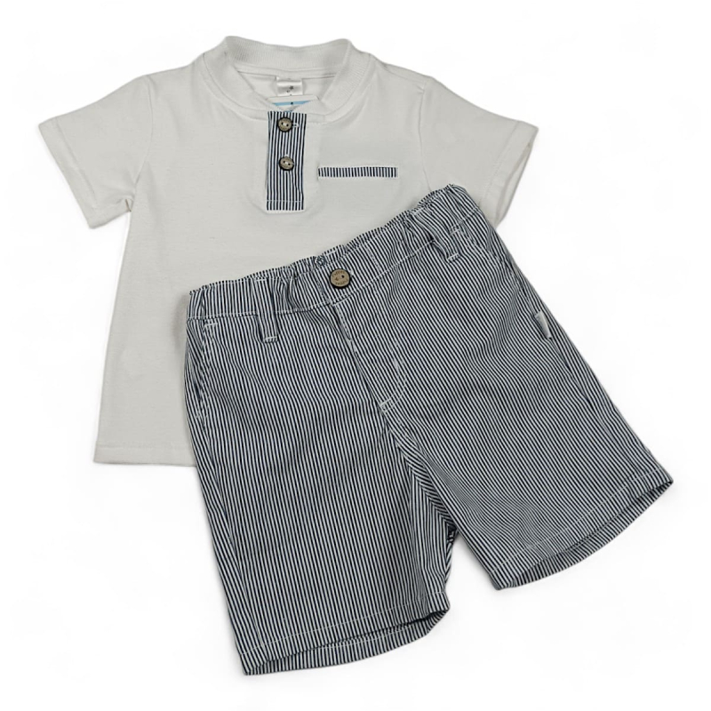 Conjunto Polo Bermuda Drill...