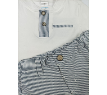 Conjunto Polo Bermuda Drill Niño