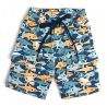 Conjunto Camiseta Bermuda Tiburones Surf Niño