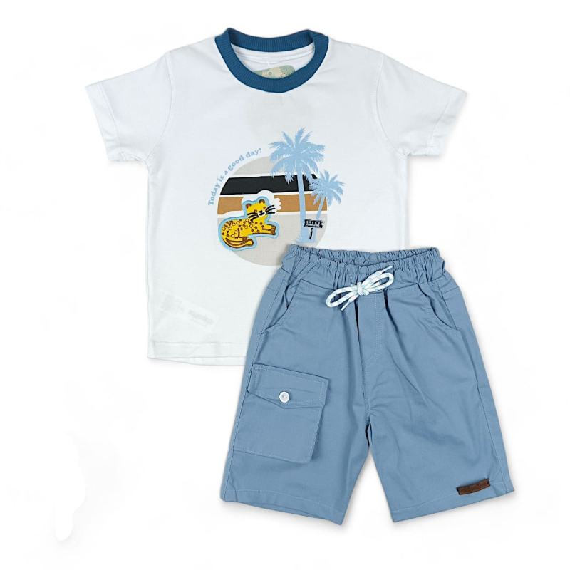 Conjunto Camiseta Bermuda...