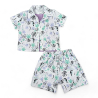 Conjunto 3 Piezas Camiseta Chaleco Pantaloneta Tela Estampado