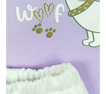 Conjunto Perrito Salchicha Short Puntos