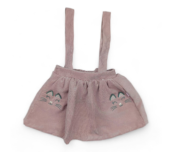 Conjunto Camiseta Jardinera Corduroy Short Gatos