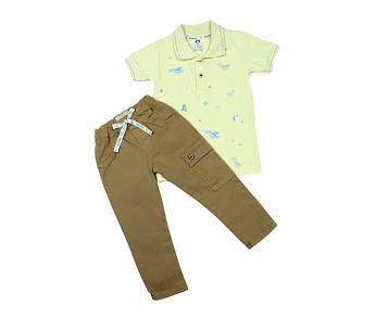 Conjunto Pantalon Dril Gogger Camibuso Estampado