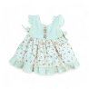 Vestido Moño A Los Lados Floral Niña