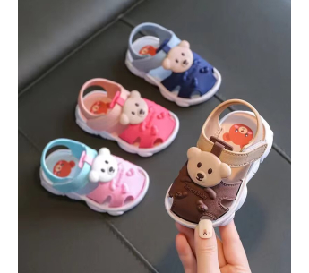 Sandalia Para Bebé Osito Velcro