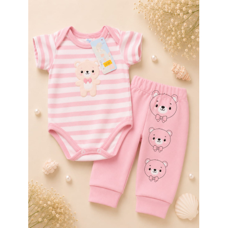 Conjunto Bebé 2 Piezas con Osito