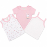 Pack de 3 Camisetas para Bebé Niña