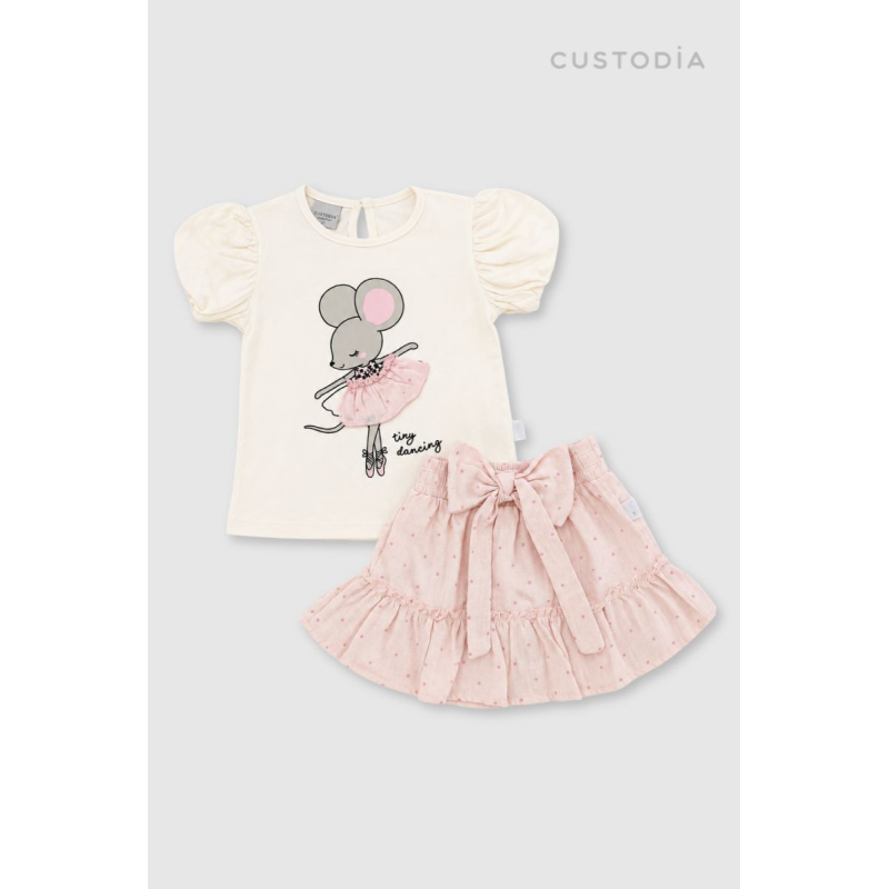 Conjunto Niña falda...