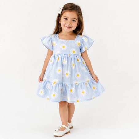 Vestido Niña Margaritas