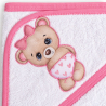 Toalla Bebe Doble Secado Nena