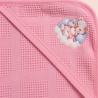 Manta para Bebé en Tela Waffle con Capota Suave para Recién Nacido