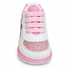 Zapato No Tuerce para Niña Rosado con Blanco y Brillos
