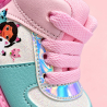 Zapatos No Tuerce para Niña Turquesa Rosado con Brillos