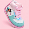 Zapatos No Tuerce para Niña Turquesa Rosado con Brillos