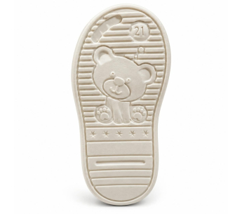Tenis Elegantes Para Niña Color Beige Con Punta Plateada y Moños