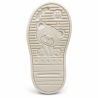 Tenis Para Niño Color Café Con Beige, Malla Transpirable y Suela Blanca