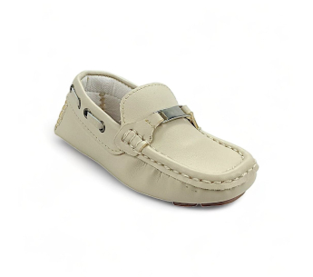 Zapatos Mocasin Beige Para Niño