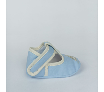 Zapatos Bebé Niño Velcro Ancla Azul