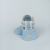 Zapatos Bebé Niño Velcro Ancla Azul