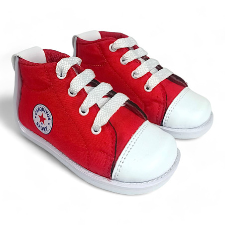 Zapatos Tenis No Tuerce Deportivo Rojo
