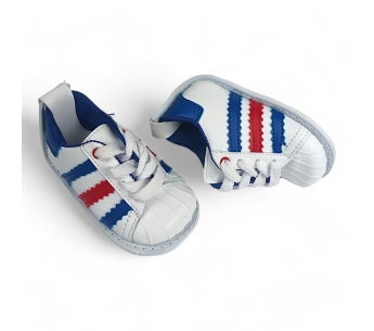 Zapatos No Tuerce Tenis Rojo Azul