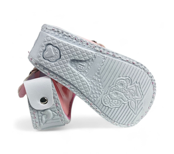 Baletas Charol No Tuerce Moño Rosa