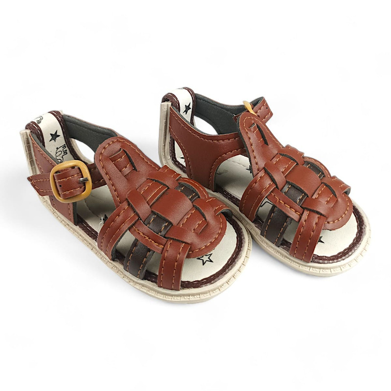 Sandalia No tuerce Niño Café